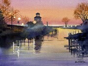 Grand Bend River Sunset - SOLD