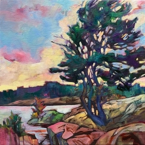 Killarney Sentinel,  oil on canvas 400