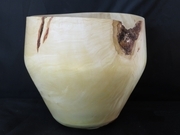Manitoba Maple Burl Vessel, 8 one half in diam x 8 in tall