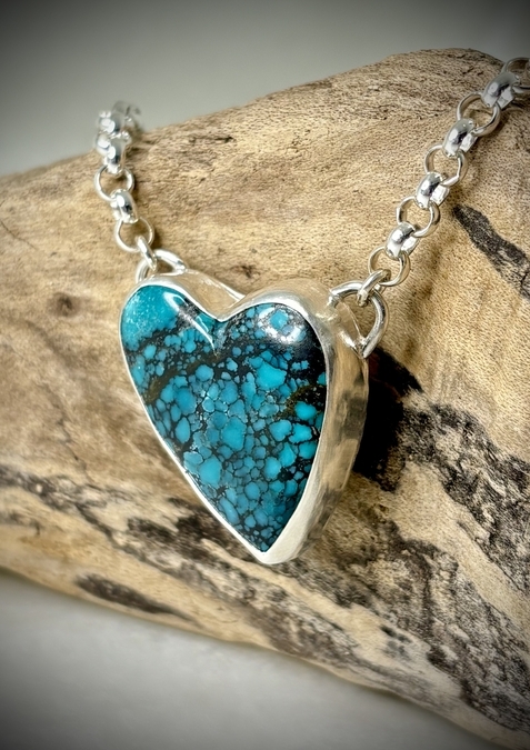 Turquoise Heart Necklace